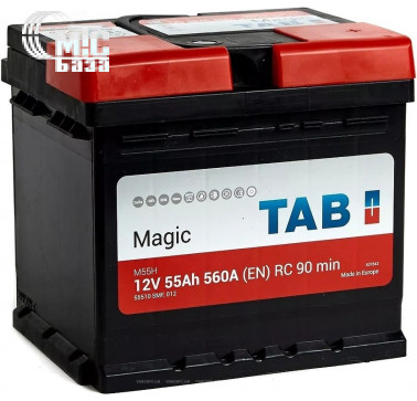 Аккумулятор TAB Magic [189058] 6СТ-55 Ач R EN560 А 207x175x190мм